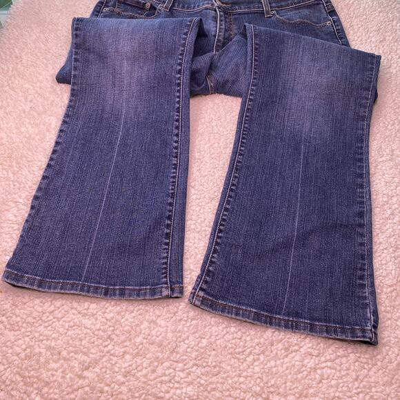 Levi's 515 Fashion High Rise Boot Cut Medium Blue 16 Short - Picture 8 of 14